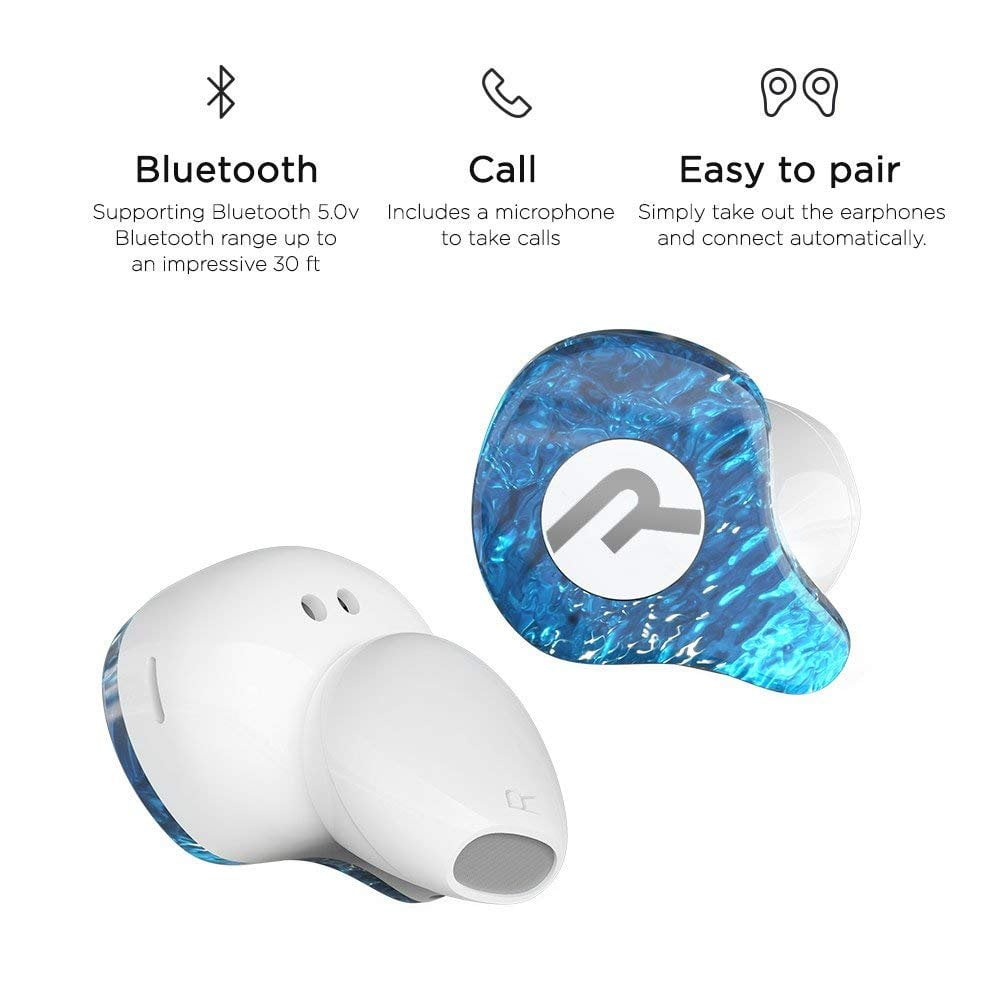True Wireless Earbuds E70 Pro With Charging Case 24H Playtime Raycon Starship Pro Ice Blue Walmart