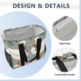 thumbnail image 4 of FORMRS Tote Bag for Women Large Capacity Canvas Travel Foldable Carry On Shopping Handbag, Winter Goose Scarves, 4 of 8