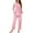 Pink, variant on Sentmoon 2 Piece Lounge Set Women Women Tops Trendy and Womens Casual Pants Oversized Crew Neck Pajamas for Women Long Sleeve with Print Button up Sleepwear for Women Winter for Casual Outings