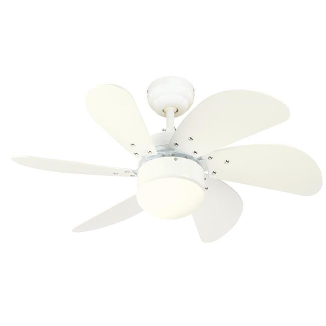 Westinghouse 7234400 30 In White, Does Ceiling Fan Blade Size Matter