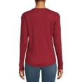 thumbnail image 2 of Time and Tru Women's Thermal Top with Long Sleeves, 2 of 5