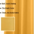 thumbnail image 4 of Cortinas de puerta MYSKY HOME, opacas, color amarillo mostaza, 86 x 203 cm, 4 of 7