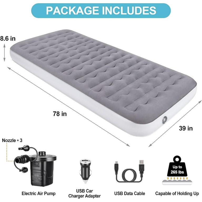 Rv air mattress clearance with built in pump