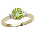thumbnail image 2 of Tommaso Design� Round 7mm Genuine Peridot Engagement Ring, 2 of 9