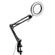 thumbnail image 1 of 10X Magnifying Glass with Light and Clamp 3 Color Modes 10 Brightness Adjustable Magnifying Desk Lamp for Crafts Reading, 1 of 5