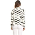 thumbnail image 4 of Women's Classic Draped Open Front Blazer Casual Workwear Long Sleeve Jacket, 4 of 5