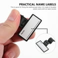 thumbnail image 3 of KAKOWELY 1 Set 12pcs Stethoscope Name Cards Practical Name Tags ID Labels (Balck),1.57X"X1.38"X0.59", 3 of 5