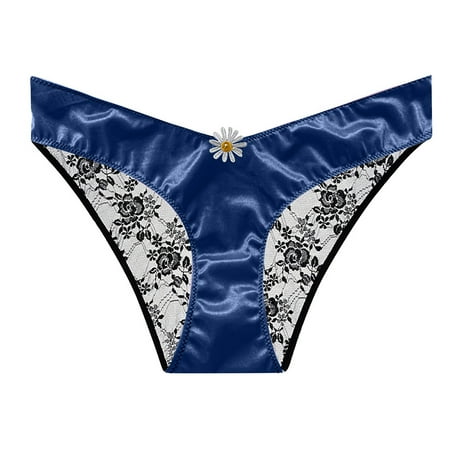 

ZRBYWB Womens Underwear Women Lace Low Waist Seamless Hollow Out Pure Cotton Briefs