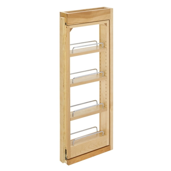 Rev-A-Shelf Pull Out Wall Filler Between Cabinet Shelf Storage 3"x30", 432-WF-3C