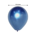 thumbnail image 3 of Efavormart 5 Pack | 18" Chrome Royal Blue Metallic Latex Balloons, Helium Party Balloons, 3 of 9