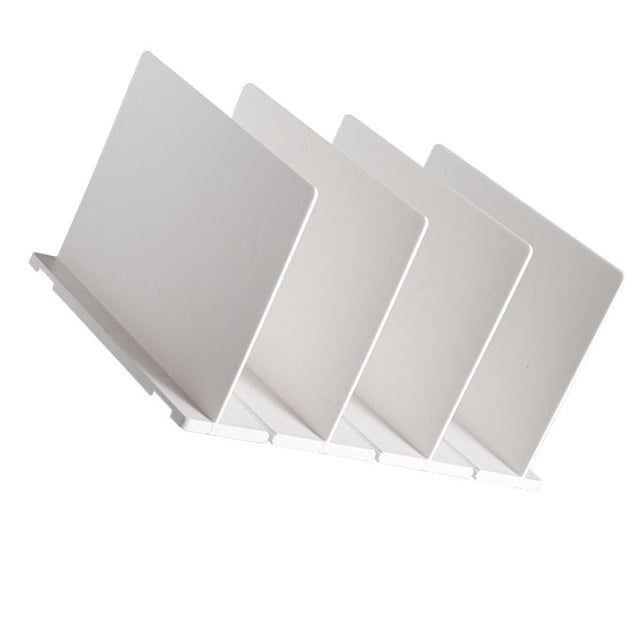 Vertical Handbag Separator, Easy Assembly Plastic Shelf Divider for Closet