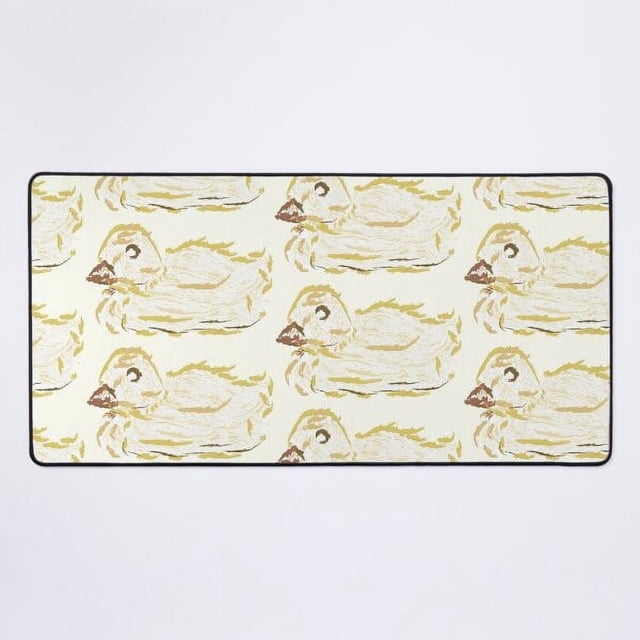 NUEVA alfombrilla de escritorio para nadar con el pato amarillo feliz