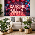 thumbnail image 4 of LUUFILx Dancing Queen Themed Party Celebration Banner Sparkling Stage Backdrop Decorations Disco Ball Fun Event Supplies Photo Background Balloon Decor, 4 of 7