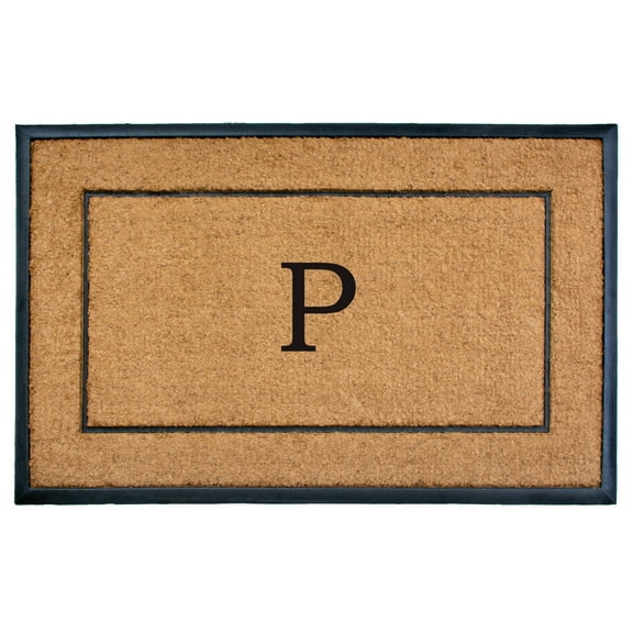 Calloway Mills Traditional Brown Coir Indoor Doormat, 2' x 4'