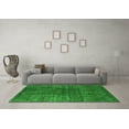thumbnail image 3 of Ahgly Company Indoor Round Oriental Green Industrial Area Rugs, 3' Round, 3 of 4