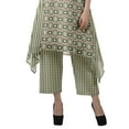 thumbnail image 5 of Moomaya Womens Kurti Kurta Pant Set Boat Neck Printed 2 Piece Dress Ethnic Wear, 5 of 6