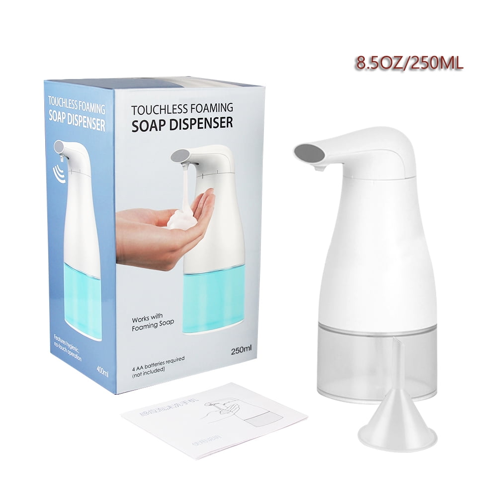 CJC Automatic Foaming Soap Dispenser, 8.5oz/250ml Hand Free Countertop