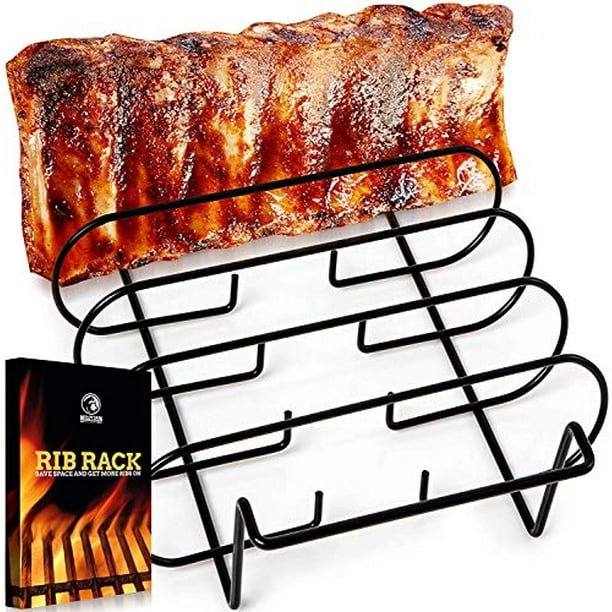 Rib Racks for Smoking BBQ Rib Rack for Gas Smoker or Charcoal Grill