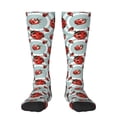 thumbnail image 2 of Picia Women Crew Soft Moisture-wicking Socks Insects Pattern Design Cotton Socks, One Size fit All, 2 of 9