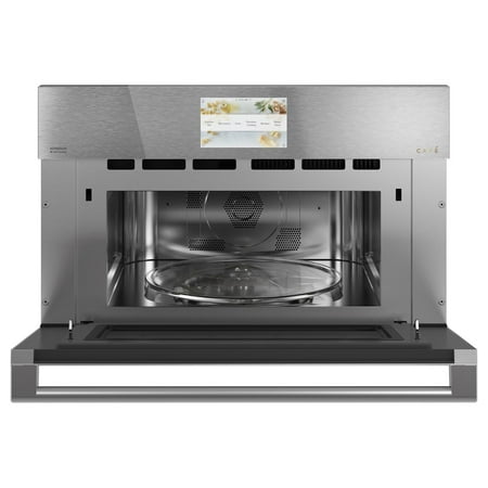 Café - 30" Built-In Single Electric Convection Oven with 240v Advantium Technology - Platinum glass