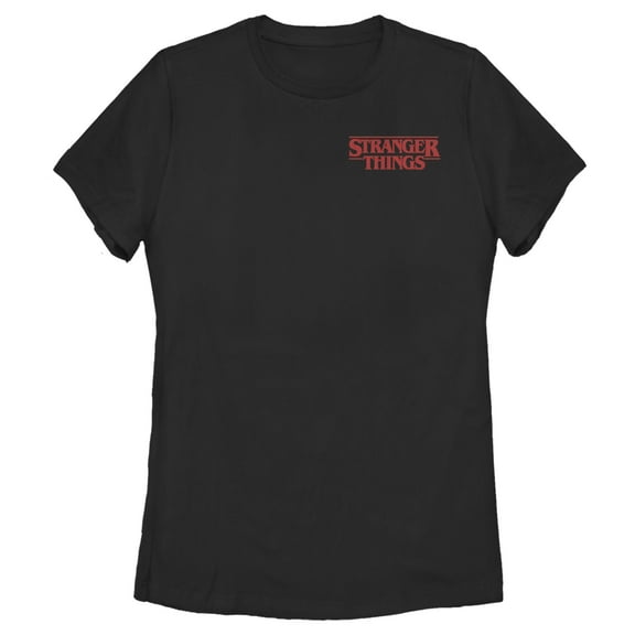 Netflix Women's Stranger Things Bold Logo Badge Graphic T-Shirt