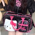 thumbnail image 4 of Sanrio-Bolsos de hombro japoneses de Hello Kitty para mujer, bolso cruzado de cuero PU, gran capacidad, azul y rosa, Y2k Sweet Girl, 4 of 4