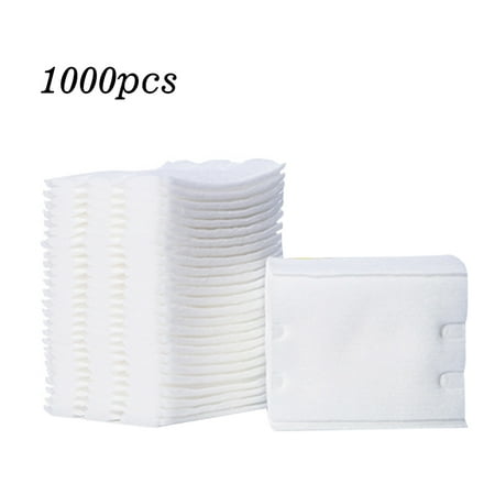 1000 Pcs Makeup Cotton Soft Remove Cleaning Facial Wash Face Cosmetic Removing Puffs Pads Washing