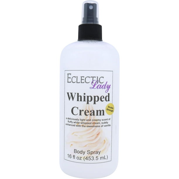 Whipped Cream Body Spray (Double Strength), 16 ounces