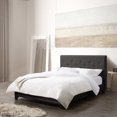 thumbnail image 4 of CorLiving Nova Ridge Luxurious Upholstered Full Size Platform Bed Frame with Headboard - Platform Design, No Boxspring Required, Perfect for Full Bed, Sturdy Full-Size Headboard and Frame Combination, 4 of 9