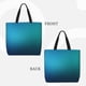 thumbnail image 2 of Fotbe Blue to turquoise Bolsa Tote con Estampado para Mujer, Bolsos con Cremallera, Bolsa de Hombro Casual de Gran Capacidad con Bolsillos Internos, 2 of 7