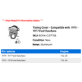 thumbnail image 2 of Timing Cover - Compatible with 1970 - 1977 Ford Ranchero 1971 1972 1973 1974 1975 1976, 2 of 2