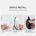 thumbnail image 4 of Jinsinto 4 Pieces Self-adhesive Drawer Handle Plastic Window Handle for Refrigerator Drawer Cabinets - Black, 4 of 5