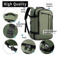 thumbnail image 4 of Mochila de viaje BANGE de 40 L aprobada por la FAA para vuelo con compartimento para portátil, 4 of 6