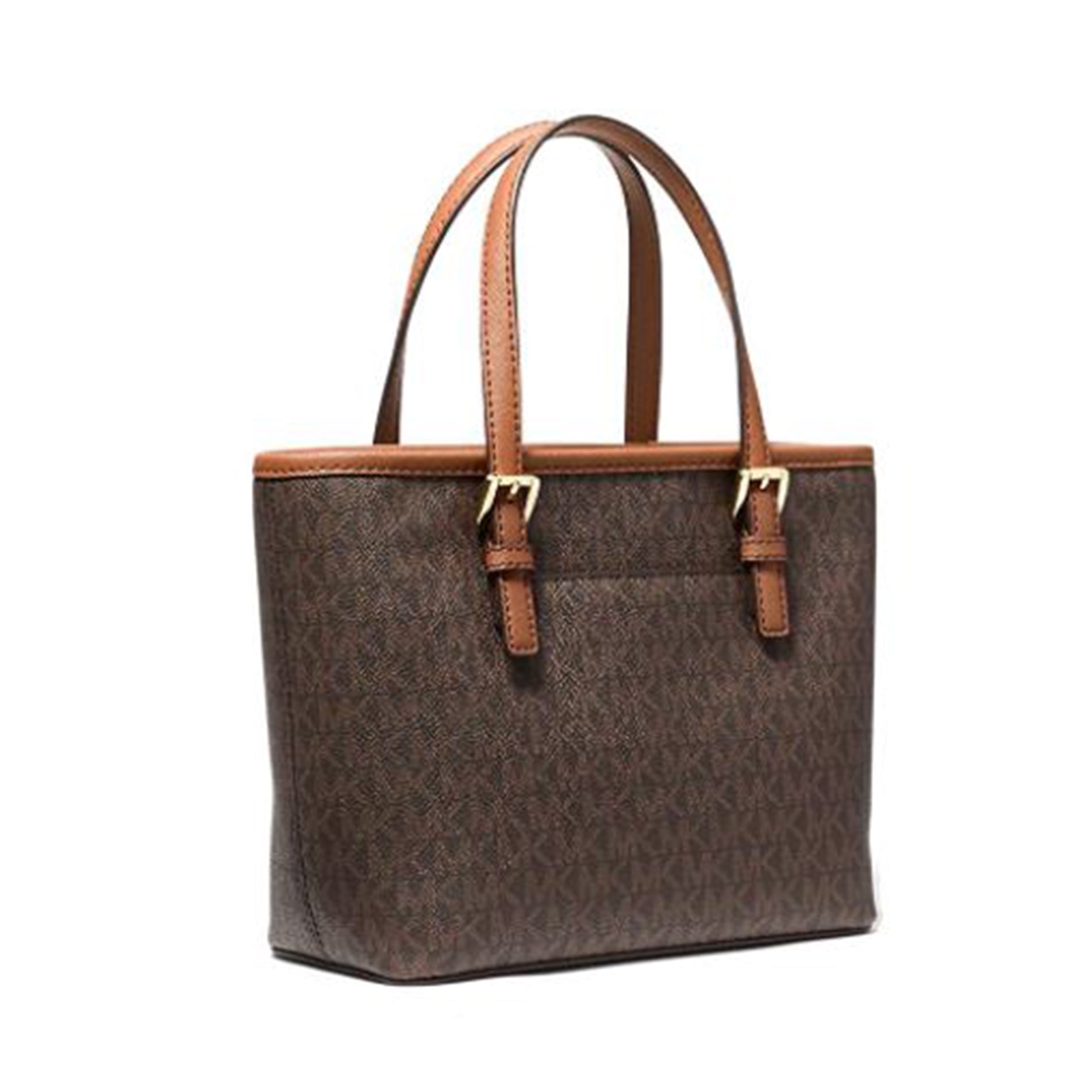 Michael Kors Jet Set Cider PVC Leather XS Carryall Top Zip Tote