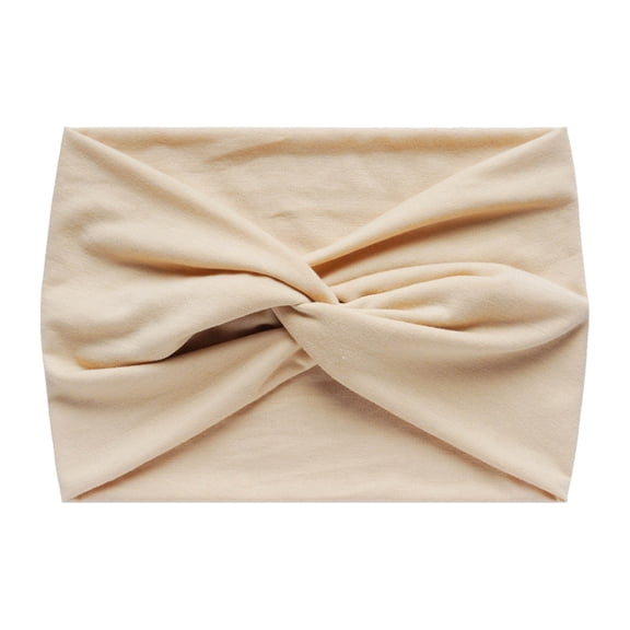 Prolriy Bandana Headbands for Women Fashion Casual Yoga Hairband Sports Elastic Sweat Absorbing Headband Hair Accessories for Women Khaki