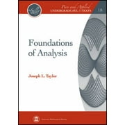 Foundations of Analysis (Pure and Applied Undergraduate Texts: Sally), Used [Hardcover]