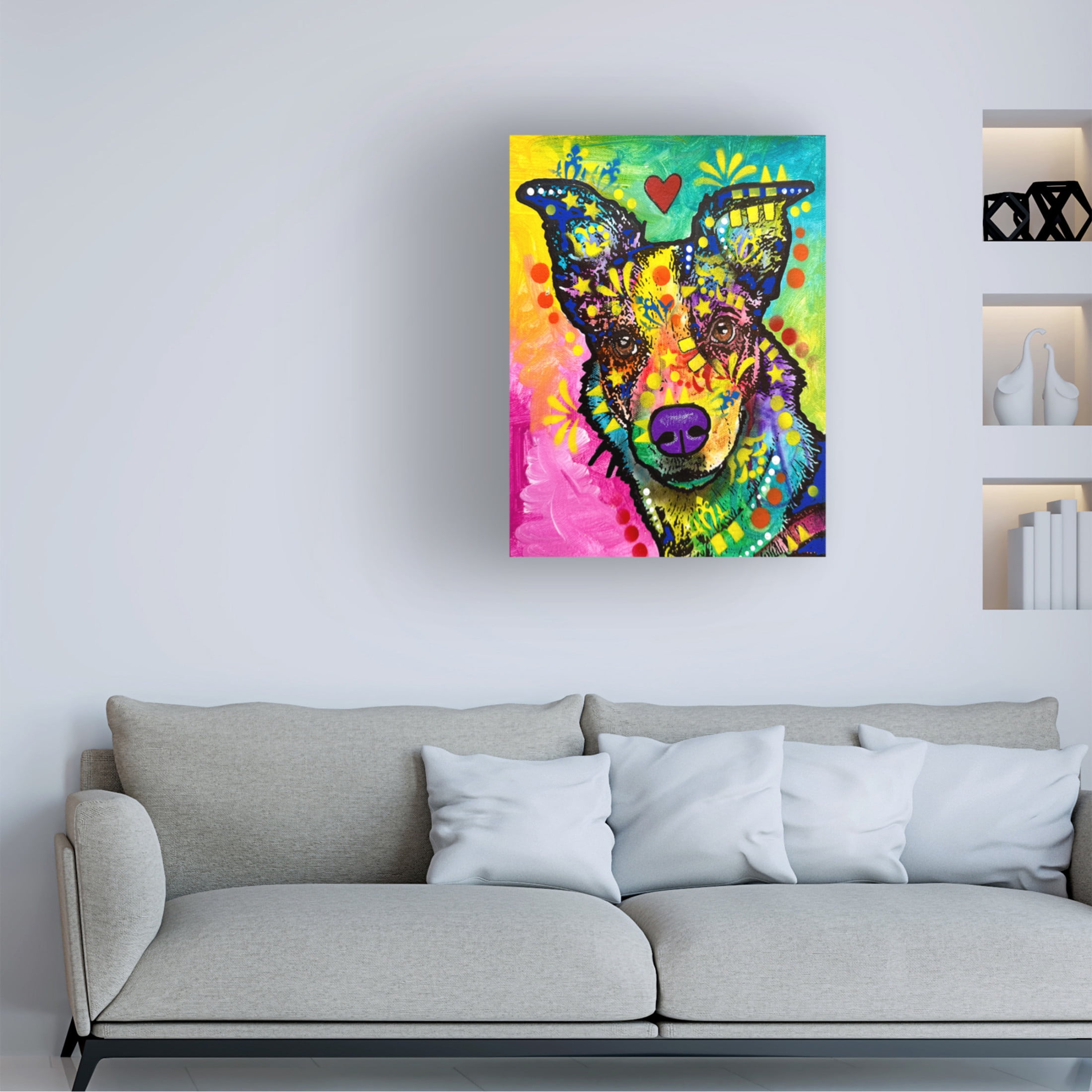 Canvas Wall Art - Dean Russo- Exclusive 'Heard' Wall Art for Living Room, Bedroom, or Office Décor by Trademark Fine Art - 14 x 19 Inches
