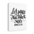thumbnail image 4 of Scripture Walls  Justice Amos 5:24 Bible Verse Canvas Christian Wall Art Ready to Hang Unframed, 4 of 12