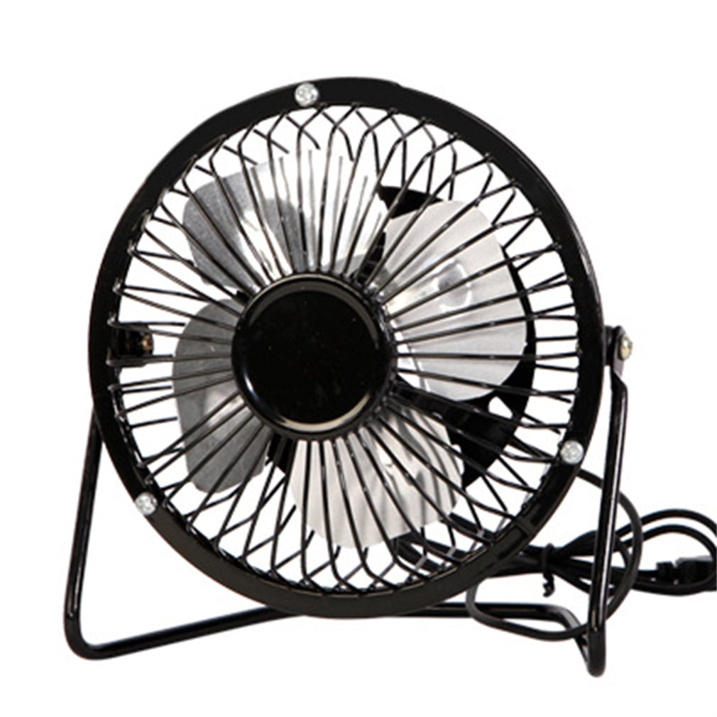 4 in USB Mini Desk Fan, Happon Small Desktop Fan Quiet and Powerful