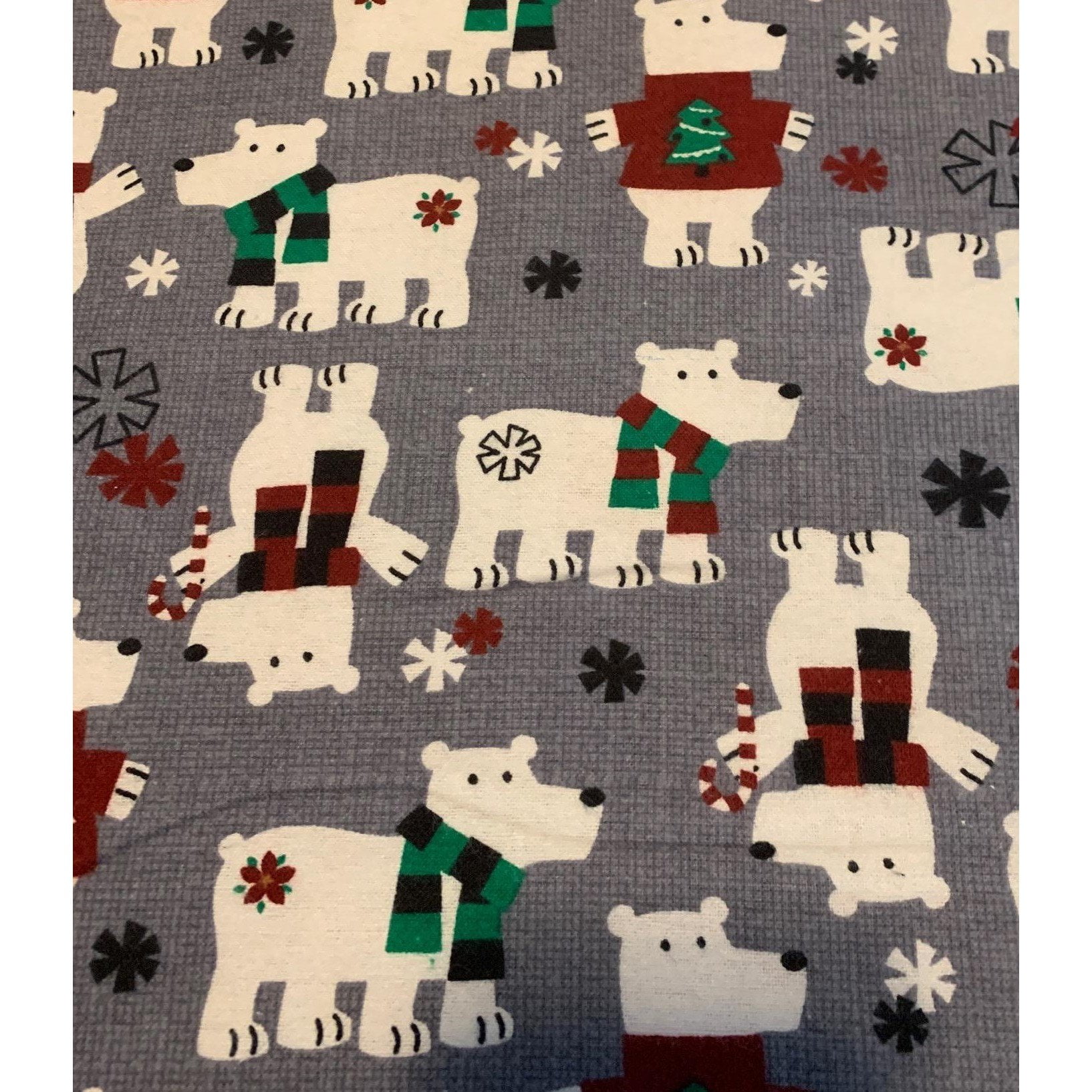 Polar Bear Flannel Fabric - Walmart.com - Walmart.com