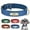 Blue, variant on Pet Artist Soft Padded Dog Leather Collar Personalized Pet Name ID Tag Engraved Adjustable