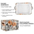 thumbnail image 2 of Yayeee Canvas Storage Basket with Handles for Shelves Fabric Bins Closet Organizer, Plaid Floral, 2 of 8