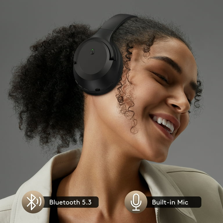 EchoBeatz Wireless Headphones With Auracast - Over-Ear Noise Cancelling Bluetooth Headphones