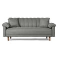 thumbnail image 2 of Sofá Cama de Lino Gris Claro Makora Modelo Brooklyn, 2 of 8