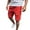 Red, variant on Bcfgryg Male Casual Solid Trousers Pant Cargo Pocket Slim Pant Drawstring Shorts Summer Shorts Men's Casual Shorts Khaki Shorts Men Khaki XL