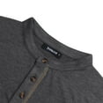 thumbnail image 4 of Thrilos Mens Henley Shirts Long Sleeve Casual Tops Lightweight Pullover Shirt Button Cotton T-Shirt with Pocket, 4 of 7