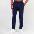 thumbnail image 3 of JTieacloth Men's Casual Solid Color Elastic Casual Business Pants Fashion Pants Men's Pants Cargo Pants for Men Blue, 3 of 7