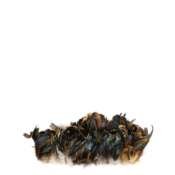 Zucker Feather Products Rooster Coque Tails Feathers Half Bronze Natural - 3-6" - Natural