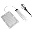 thumbnail image 1 of FRCOLOR tea tray small Molecular Gastronomy Kit with Spoon for Kitchen Use Multifunctional Plastic Box Assorted Color 100hole Design,5.51"X3.9"X0.71", 1 of 5