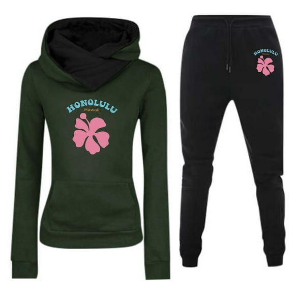 WILLBEST Hoodie Women Hooded Long Sleeve Sweatshirt and Pants Set for Women Casual Sports Hoodie Outfit Comfortable Activewear for Fitness and Everyday Use Hello Friend Hoodie
